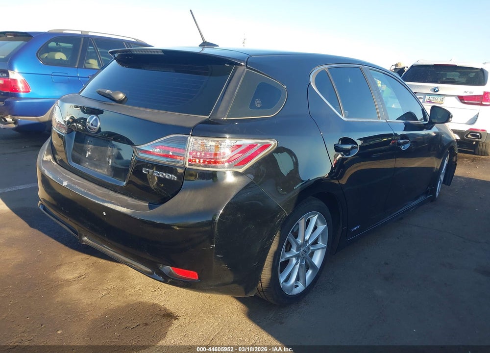 2013 LEXUS CT 200H VIN: JTHKD5BH0D2160885