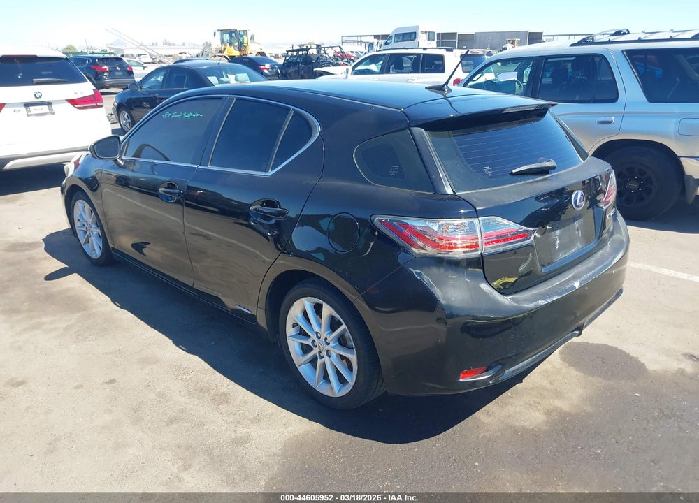 2013 LEXUS CT 200H VIN: JTHKD5BH0D2160885