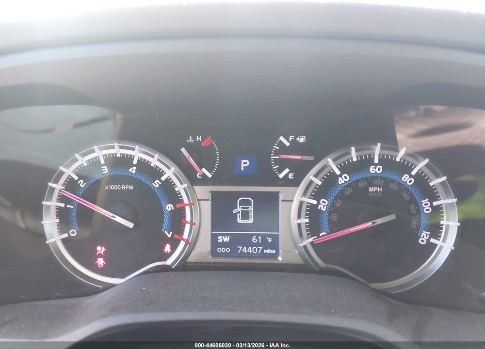 2019 TOYOTA 4RUNNER TRD OFF ROAD VIN: JTEBU5JR8K5709607