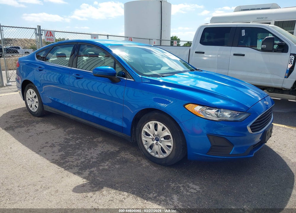 2020 FORD FUSION S VIN: 3FA6P0G7XLR201553