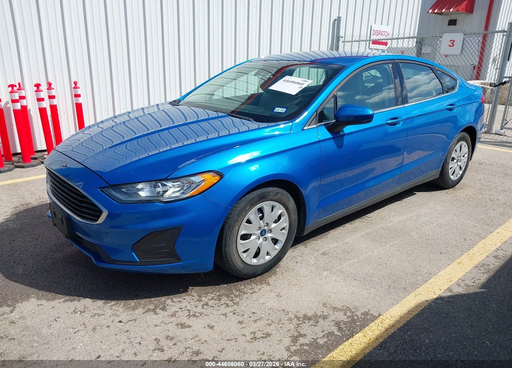 2020 FORD FUSION S VIN: 3FA6P0G7XLR201553