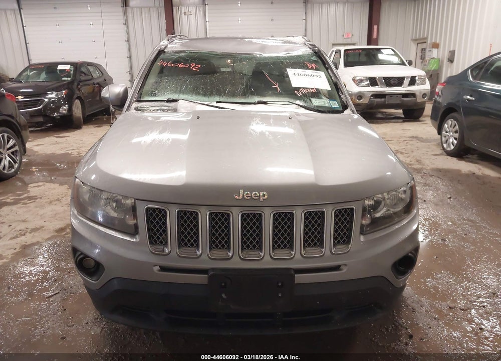 2016 JEEP COMPASS LATITUDE VIN: 1C4NJDEB8GD804327
