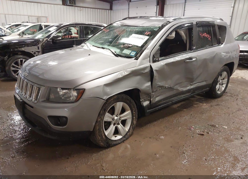 2016 JEEP COMPASS LATITUDE VIN: 1C4NJDEB8GD804327