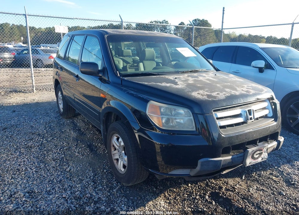 2007 HONDA PILOT LX VIN: 5FNYF28157B003093