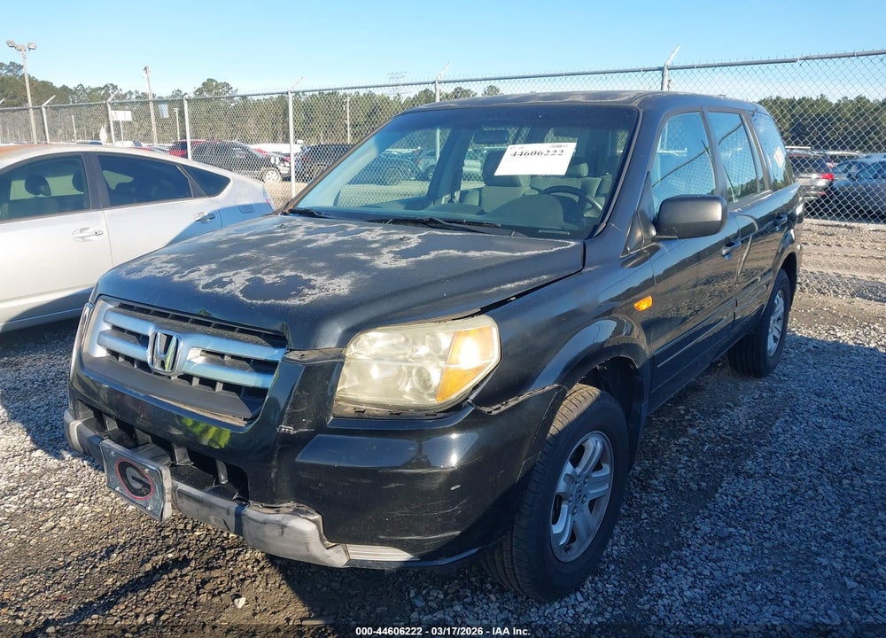 2007 HONDA PILOT LX VIN: 5FNYF28157B003093