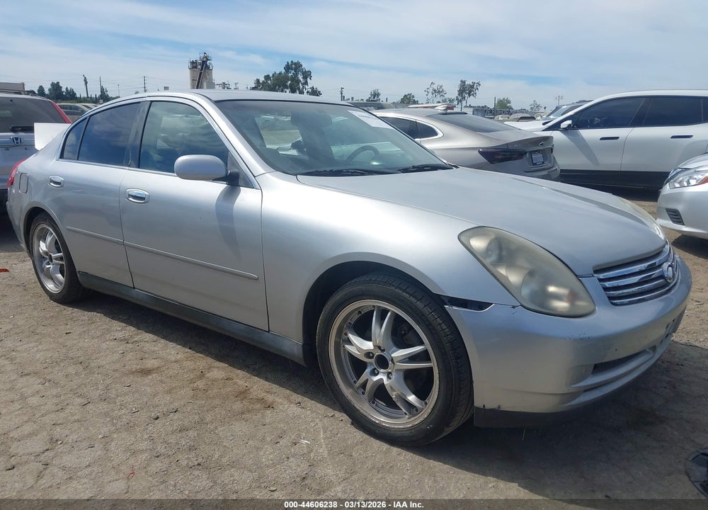 2003 INFINITI G35 LUXURY LEATHER VIN: JNKCV51E93M329331