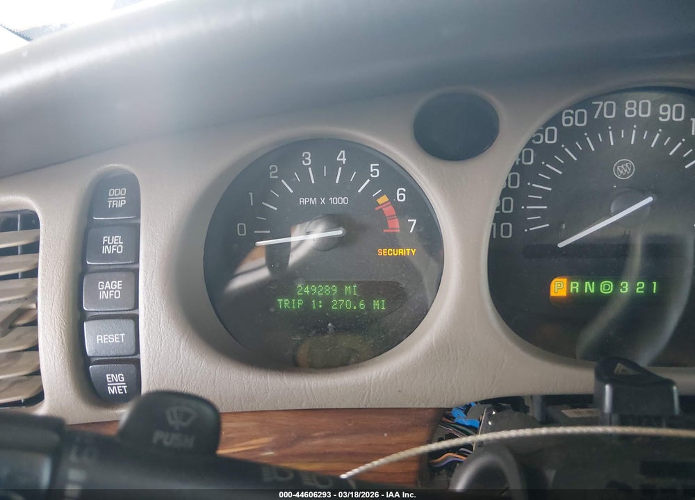 2002 BUICK LESABRE CUSTOM VIN: 1G4HP54K42U284702