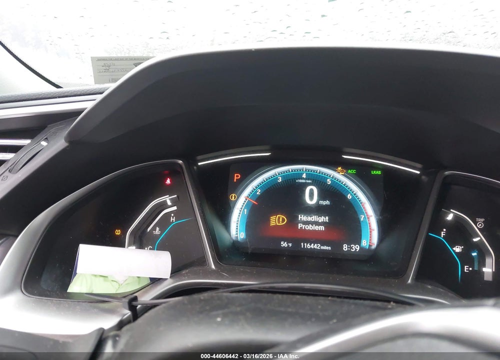 2018 HONDA CIVIC TOURING VIN: JHMFC1F93JX021123