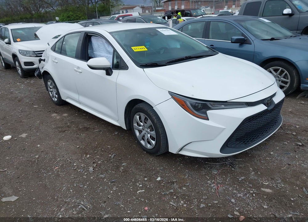 2020 TOYOTA COROLLA LE VIN: JTDEPRAE7LJ087135
