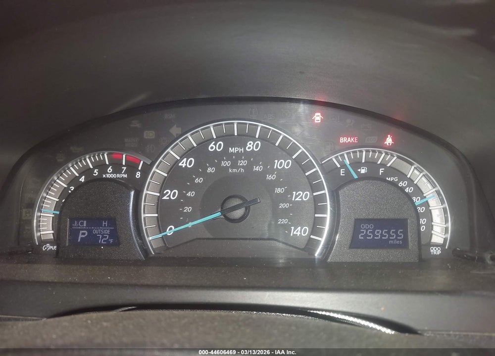 2013 TOYOTA CAMRY SE VIN: 4T1BF1FK6DU283584