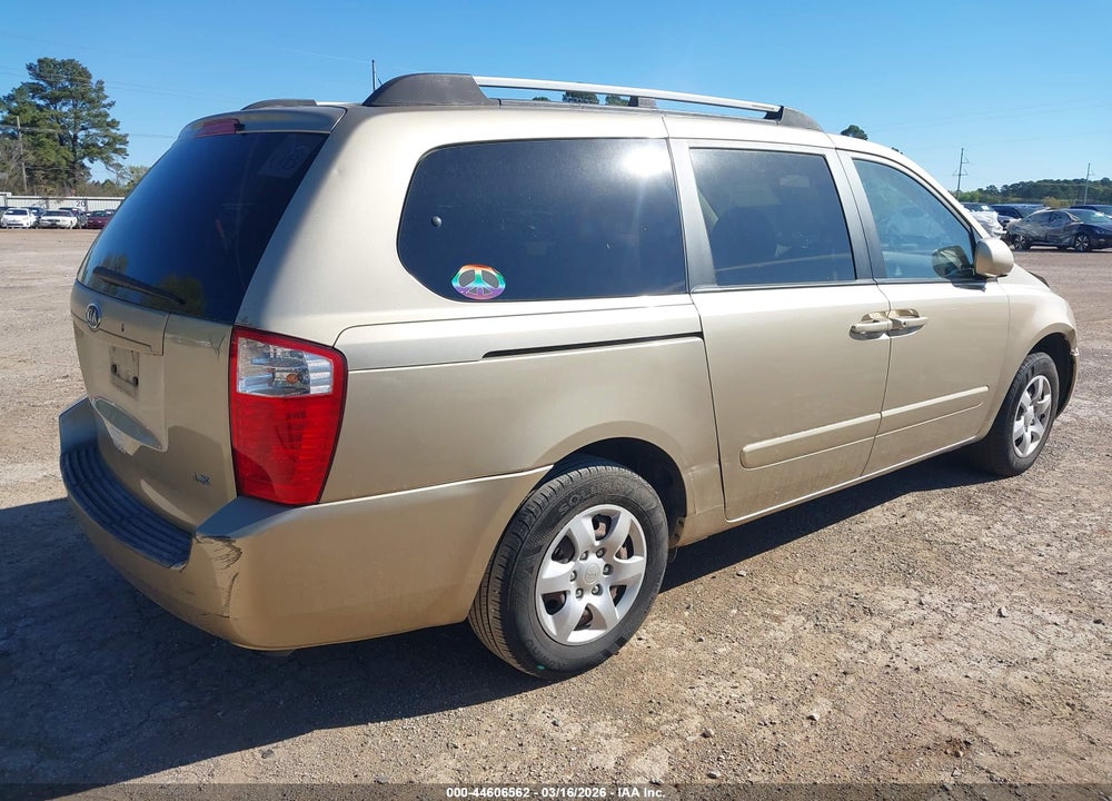 2007 KIA SEDONA LX VIN: KNDMB233876116020