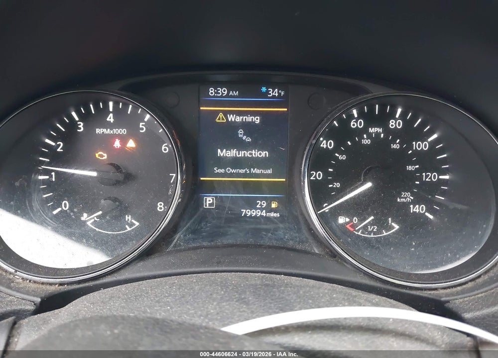2019 NISSAN ROGUE S VIN: 5N1AT2MV1KC827113