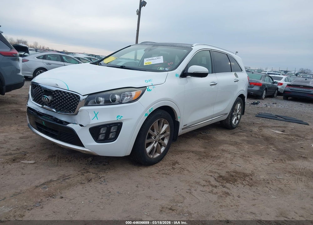 2016 KIA SORENTO 3.3L SXL VIN: 5XYPKDA50GG006539