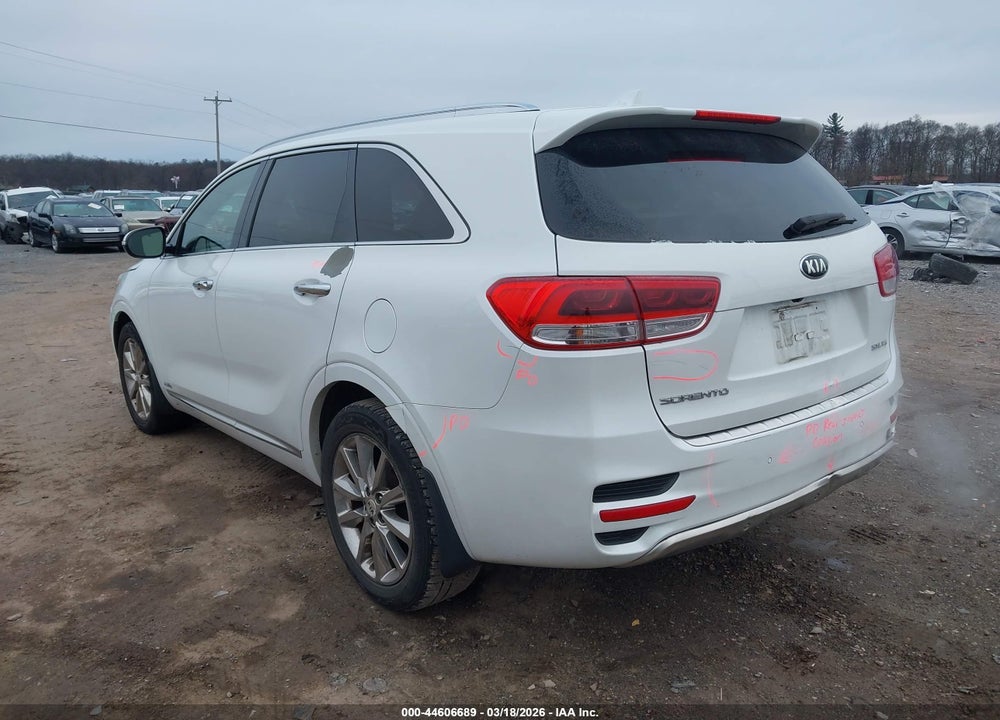 2016 KIA SORENTO 3.3L SXL VIN: 5XYPKDA50GG006539