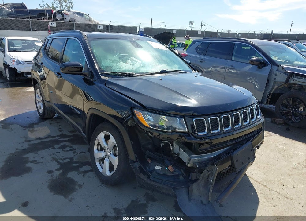 2021 JEEP COMPASS LATITUDE FWD VIN: 3C4NJCBB4MT501825