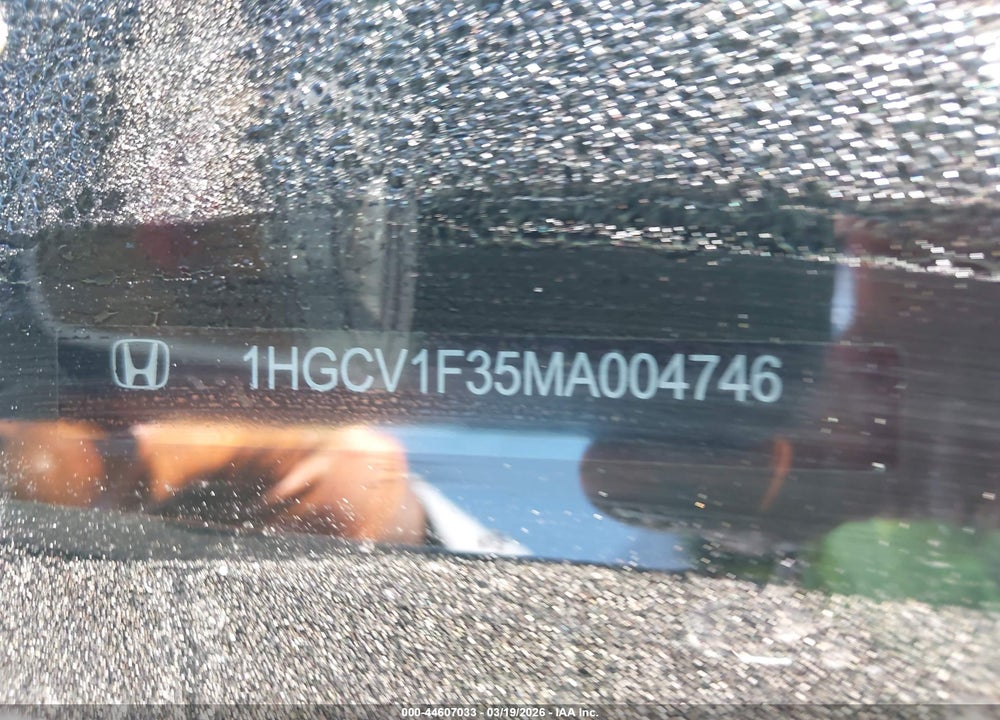 2021 HONDA ACCORD SPORT VIN: 1HGCV1F35MA004746