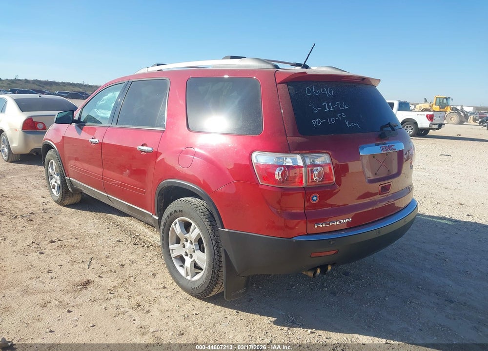 2012 GMC ACADIA SLE VIN: 1GKKRPED3CJ300640