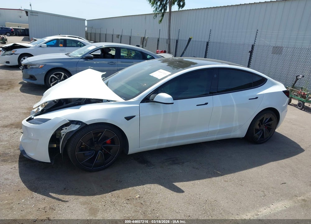 2025 TESLA MODEL 3 PERFORMANCE ALL-WHEEL DRIVE VIN: 5YJ3E1ET7SF084815