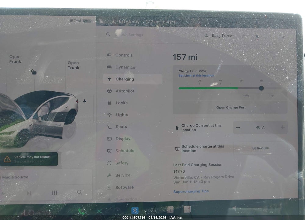 2025 TESLA MODEL 3 PERFORMANCE ALL-WHEEL DRIVE VIN: 5YJ3E1ET7SF084815