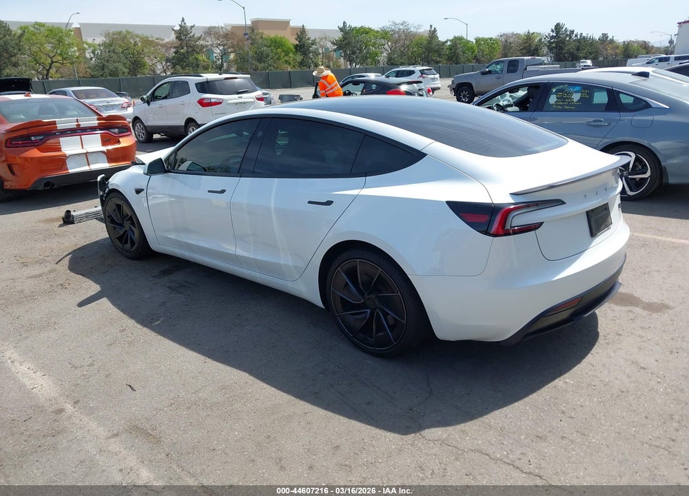 2025 TESLA MODEL 3 PERFORMANCE ALL-WHEEL DRIVE VIN: 5YJ3E1ET7SF084815