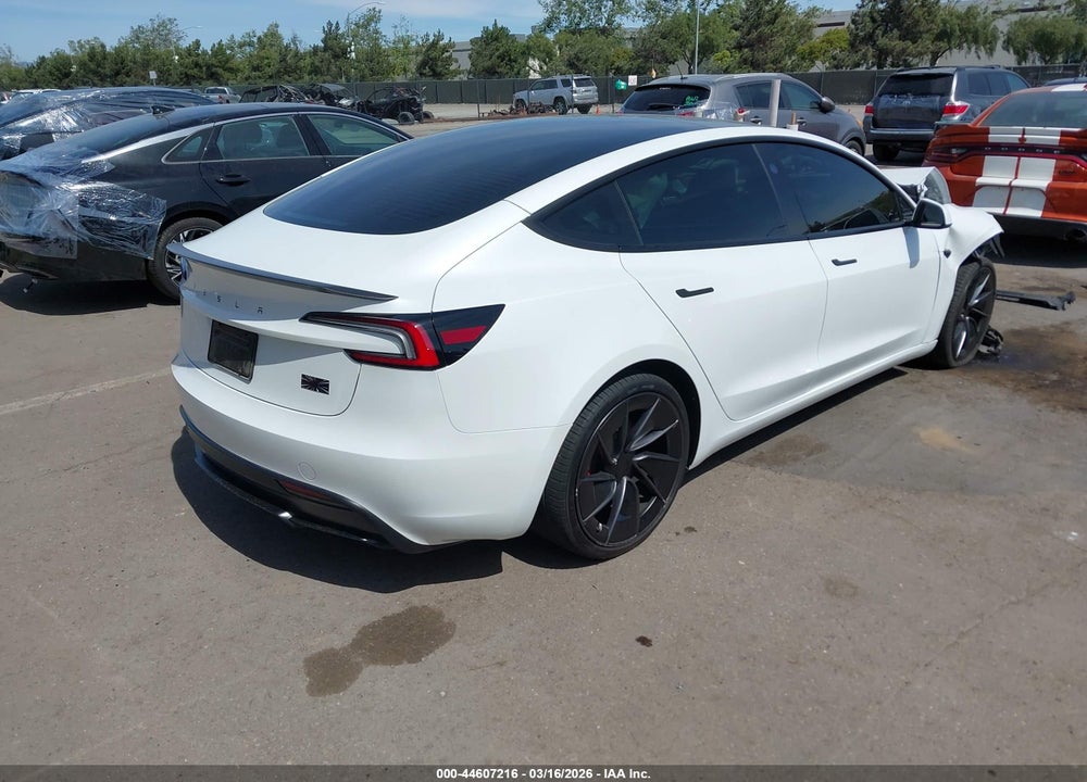 2025 TESLA MODEL 3 PERFORMANCE ALL-WHEEL DRIVE VIN: 5YJ3E1ET7SF084815
