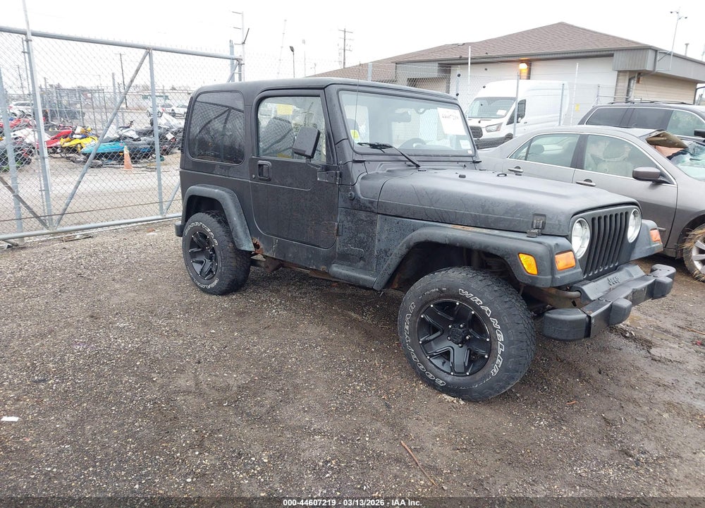 1999 JEEP WRANGLER SE VIN: 1J4FY29PXXP455688