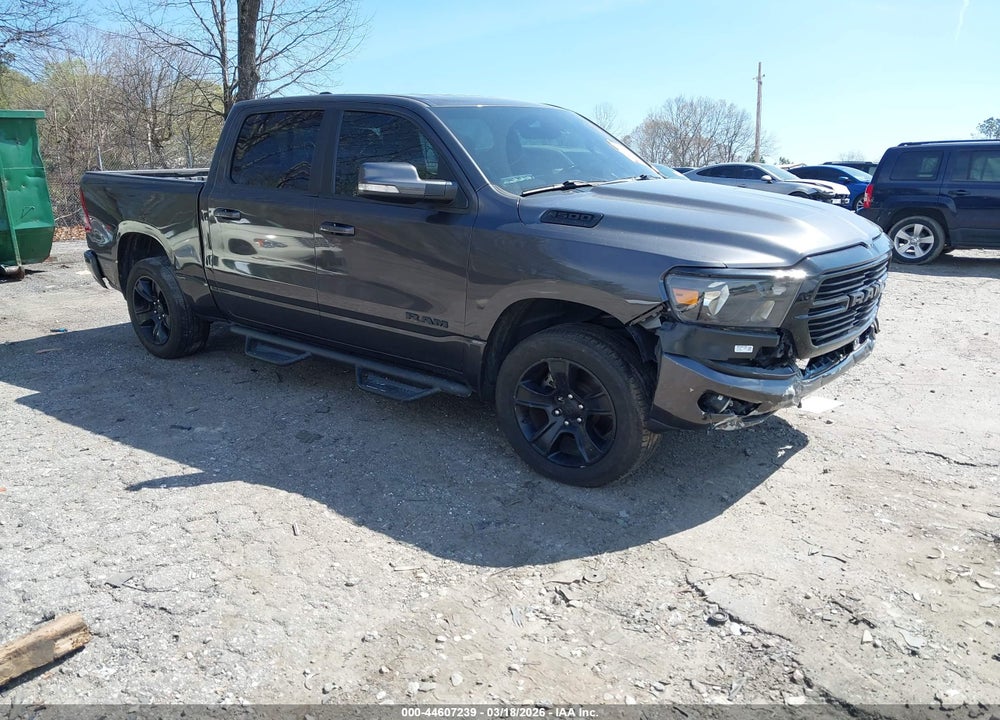 2020 RAM 1500 BIG HORN  4X4 5'7 BOX VIN: 1C6SRFFTXLN160162
