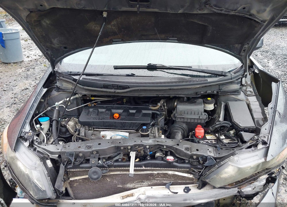 2012 HONDA CIVIC LX VIN: 2HGFB2F5XCH563013