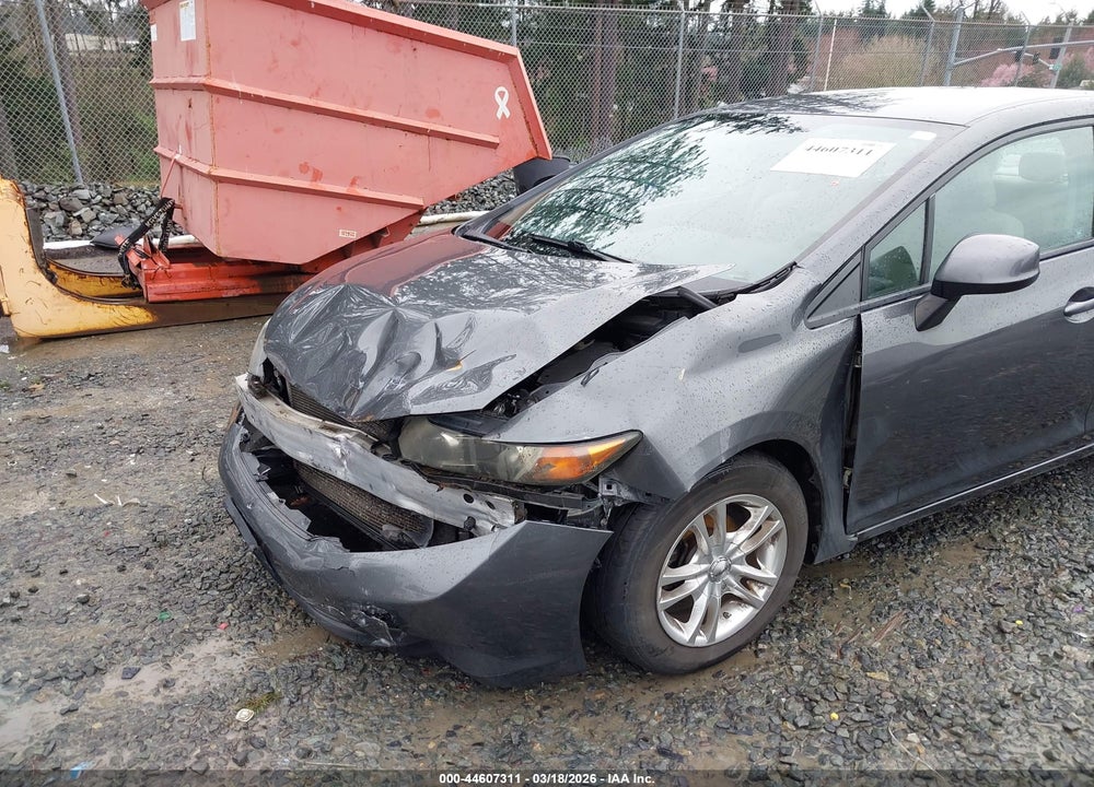 2012 HONDA CIVIC LX VIN: 2HGFB2F5XCH563013