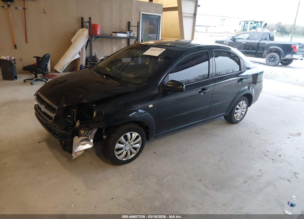 2007 CHEVROLET AVEO LS VIN: KL1TD56627B126098