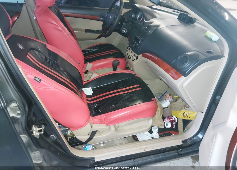 2007 CHEVROLET AVEO LS VIN: KL1TD56627B126098