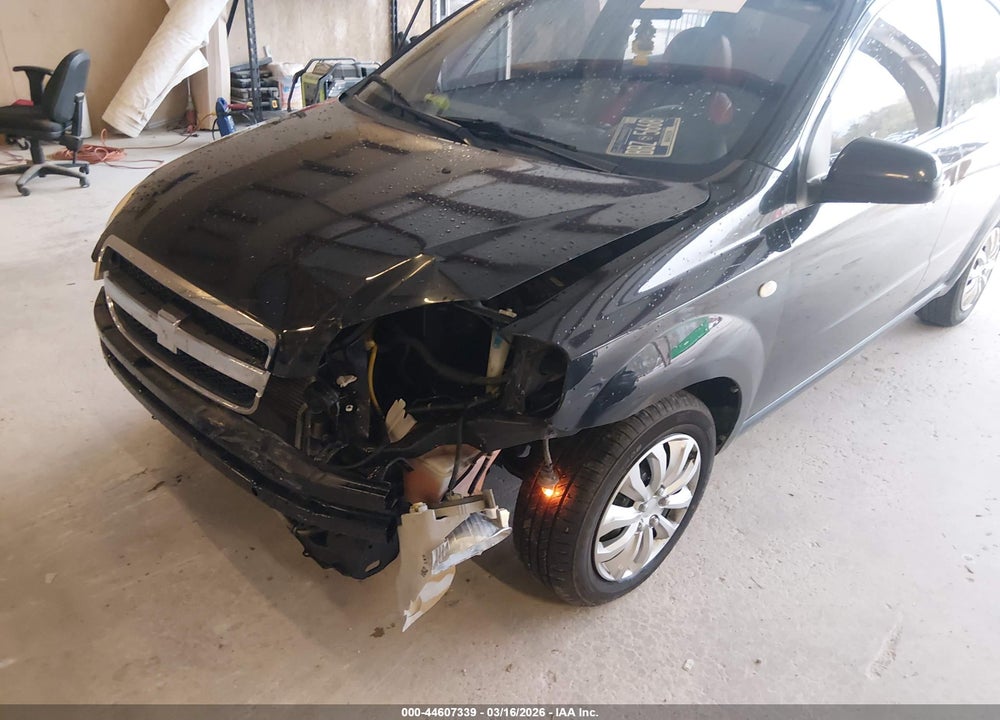 2007 CHEVROLET AVEO LS VIN: KL1TD56627B126098