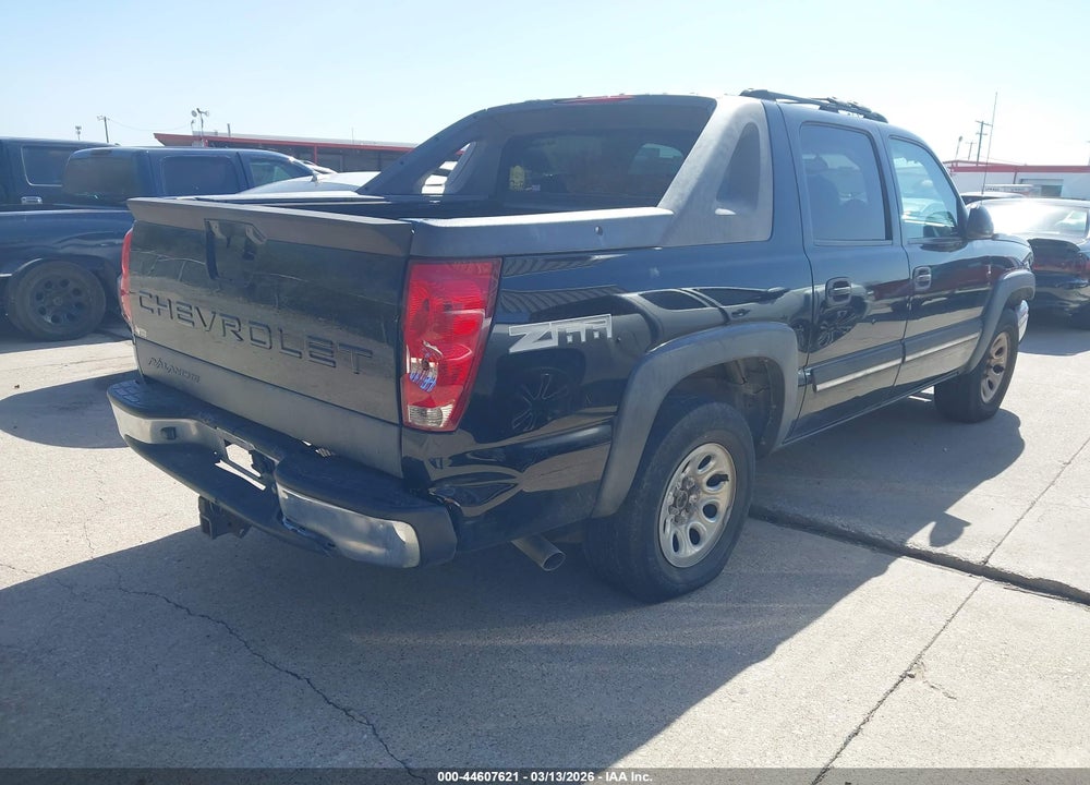 2004 CHEVROLET AVALANCHE 1500 VIN: 3GNEC12T04G205580