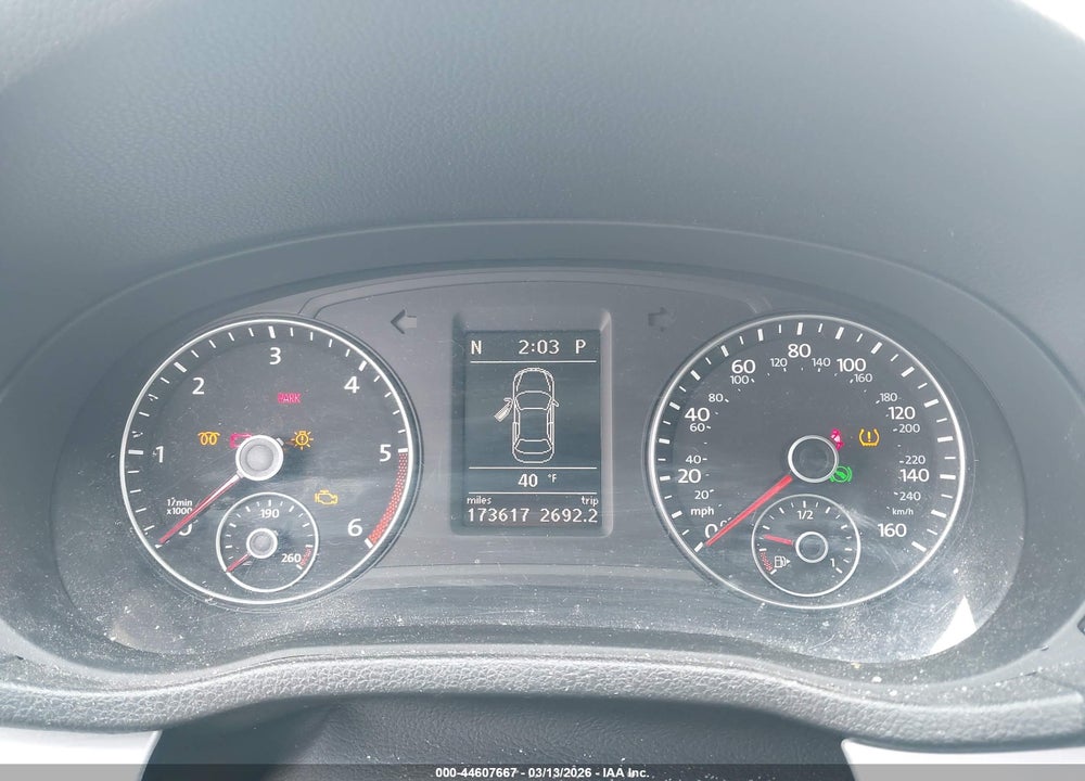 2012 VOLKSWAGEN PASSAT 2.0L TDI SE VIN: 1VWBN7A38CC032271