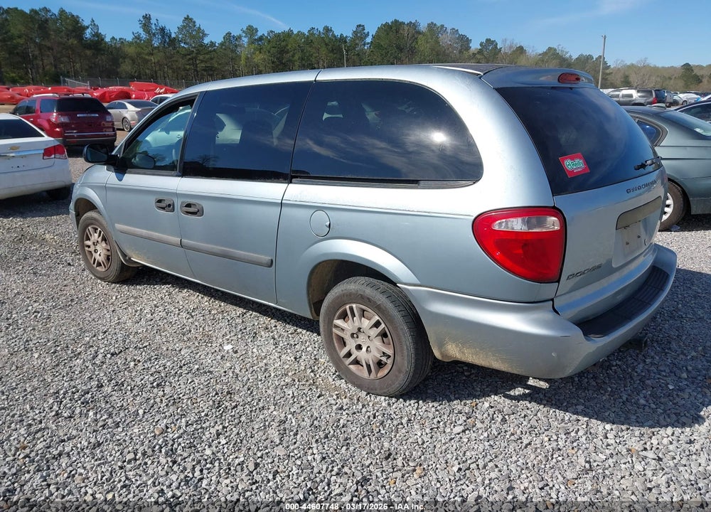 2005 DODGE GRAND CARAVAN SE VIN: 1D4GP24R35B321480