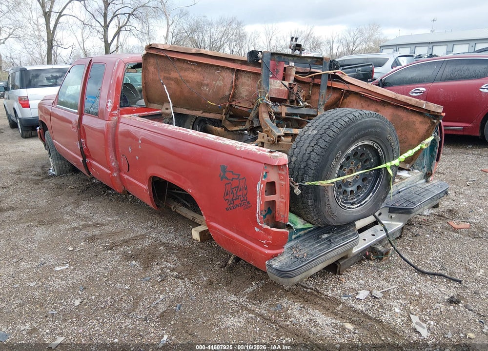1997 CHEVROLET K1500 FLEETSIDE VIN: 2GCEK19R9V1115585