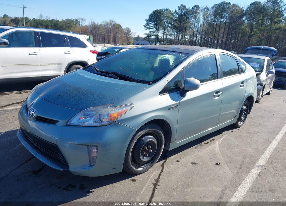 2013 TOYOTA PRIUS THREE VIN: JTDKN3DUXD1680417