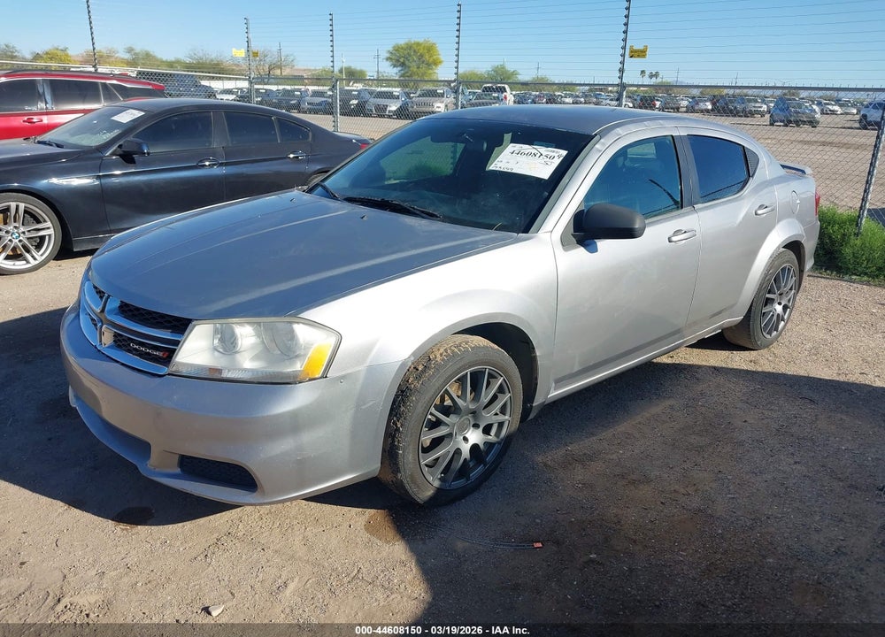 2013 DODGE AVENGER SE VIN: 1C3CDZAB1DN537706
