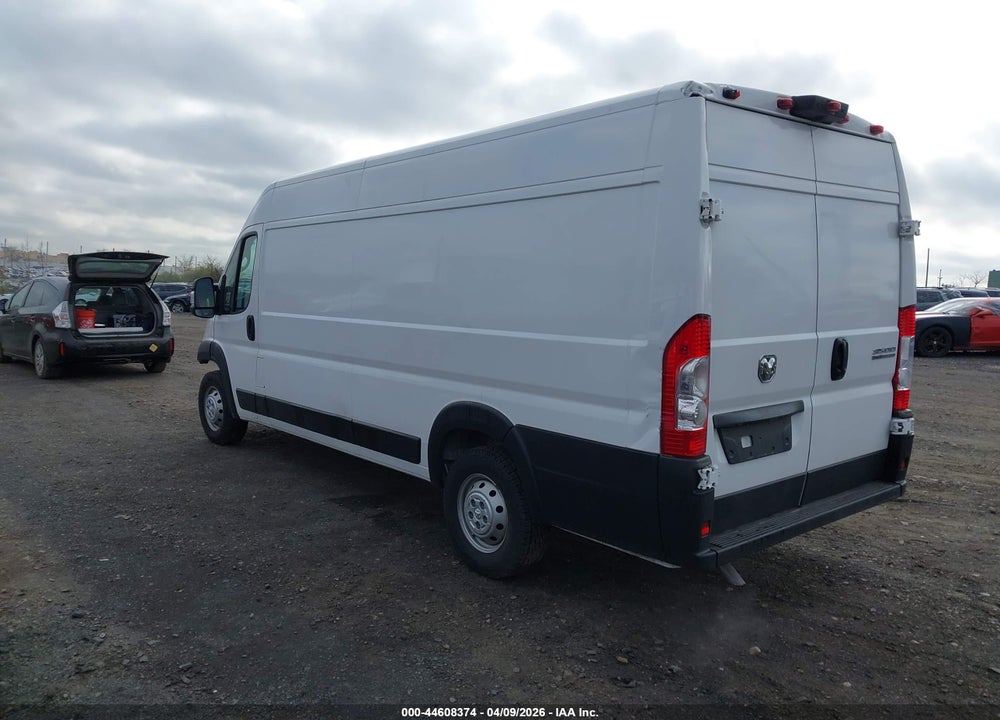 2023 CARGO RAM PROMASTER 3500  VAN HIGH ROOF 159 WB EXT VIN: 3C6MRVJG1PE556715