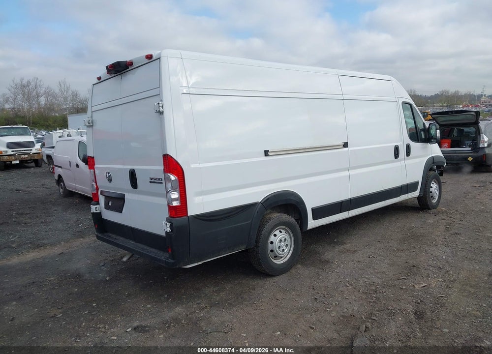 2023 CARGO RAM PROMASTER 3500  VAN HIGH ROOF 159 WB EXT VIN: 3C6MRVJG1PE556715