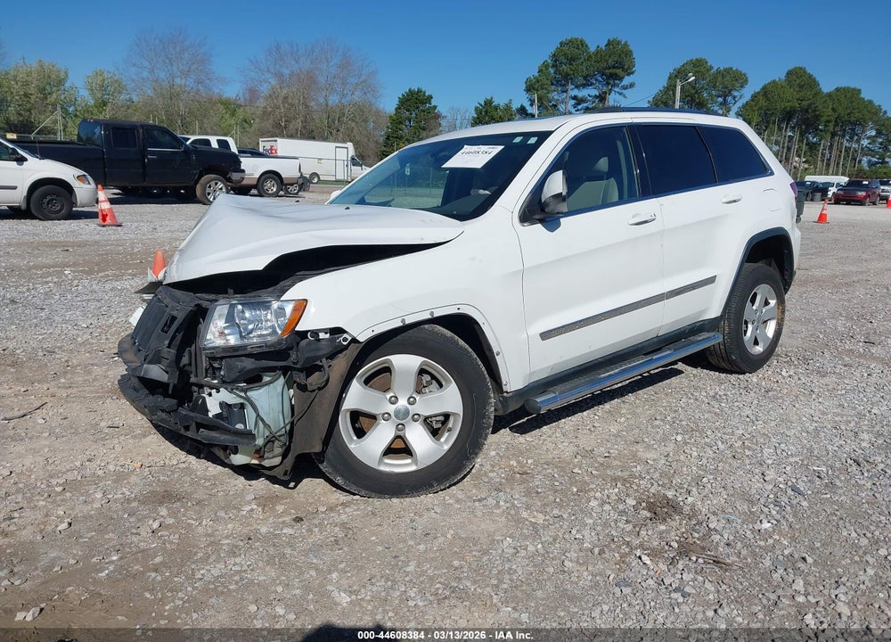 2013 JEEP GRAND CHEROKEE LAREDO VIN: 1C4RJEAT6DC538653