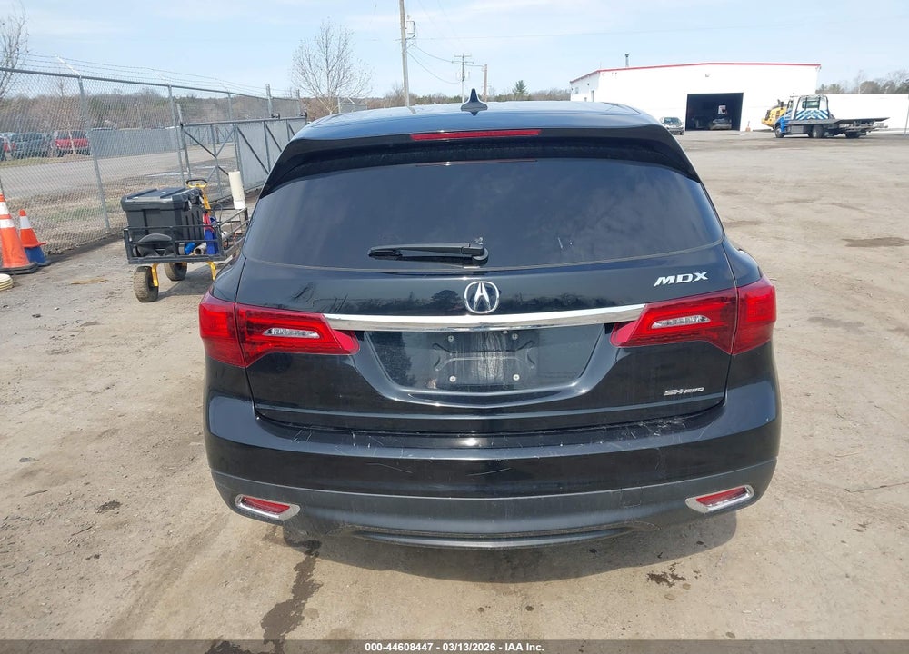 2014 ACURA MDX TECHNOLOGY PACKAGE VIN: 5FRYD4H46EB036613