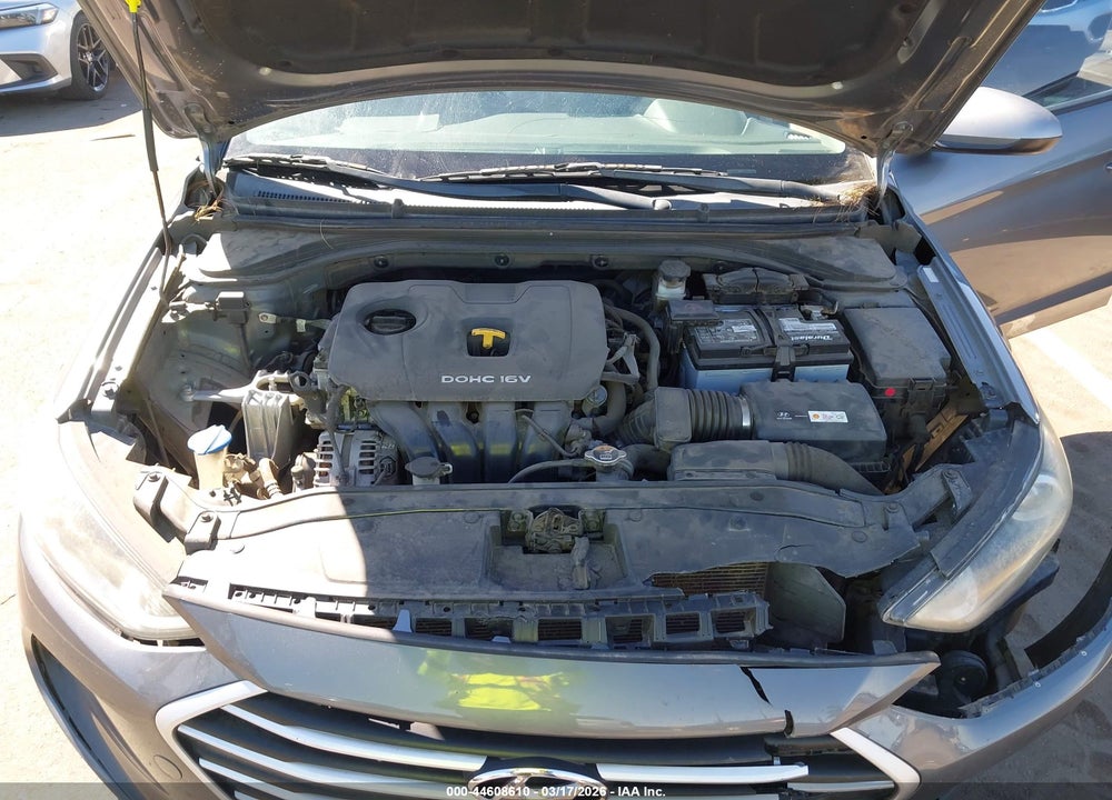 2017 HYUNDAI ELANTRA SE VIN: KMHD74LF1HU129207