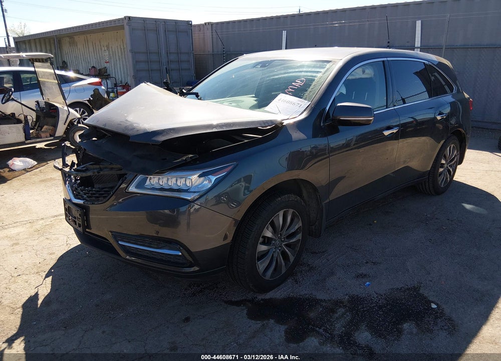 2014 ACURA MDX TECHNOLOGY PACKAGE VIN: 5FRYD3H43EB012490