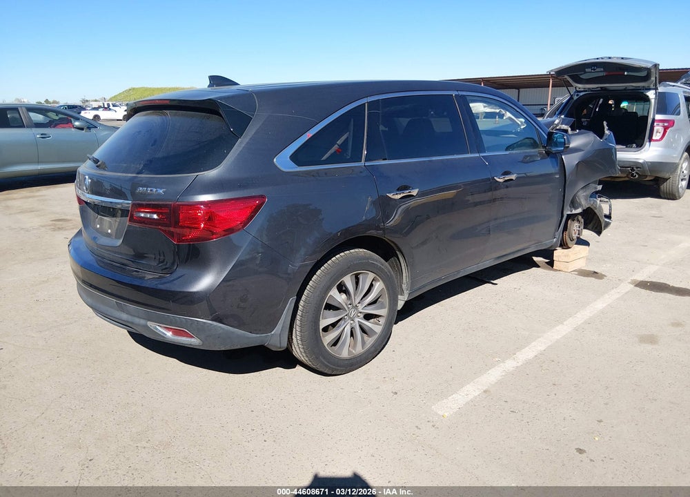 2014 ACURA MDX TECHNOLOGY PACKAGE VIN: 5FRYD3H43EB012490