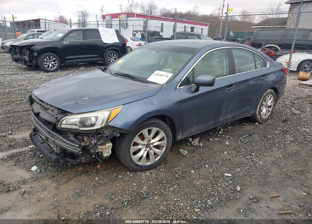 2016 SUBARU LEGACY 2.5I PREMIUM VIN: 4S3BNBC69G3047459