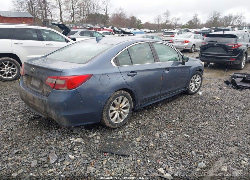 2016 SUBARU LEGACY 2.5I PREMIUM VIN: 4S3BNBC69G3047459
