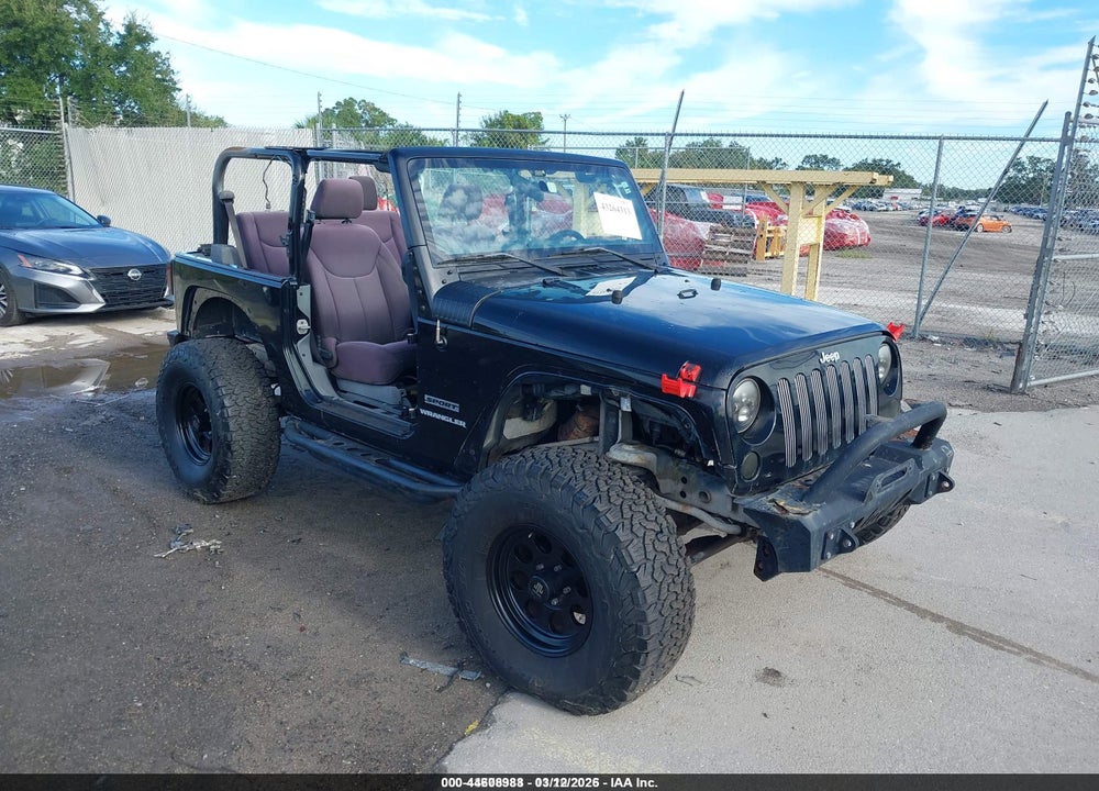 2013 JEEP WRANGLER SPORT VIN: 1C4AJWAG1DL644370