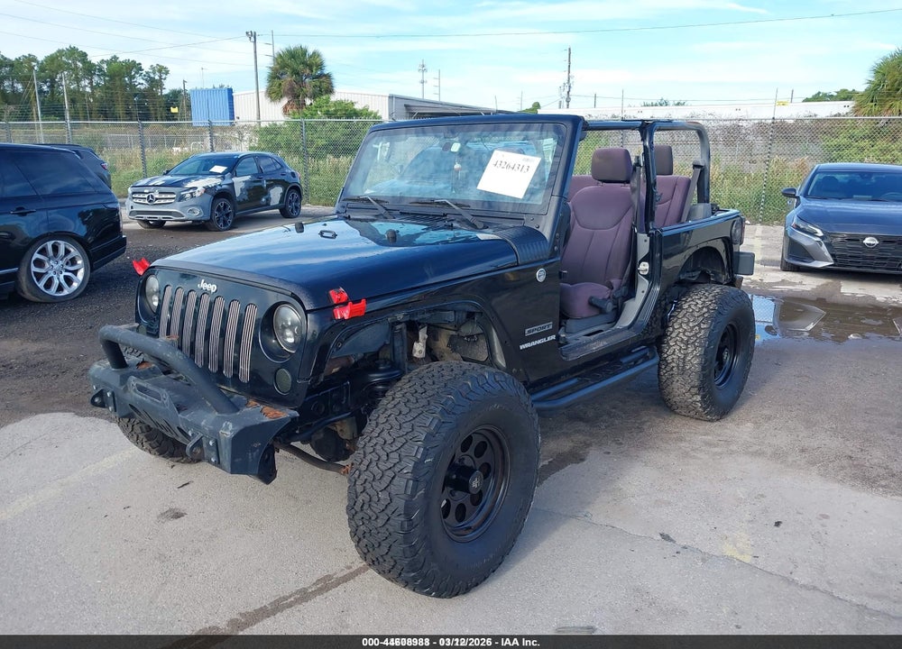 2013 JEEP WRANGLER SPORT VIN: 1C4AJWAG1DL644370