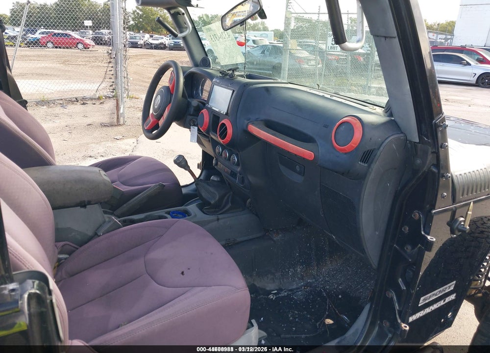 2013 JEEP WRANGLER SPORT VIN: 1C4AJWAG1DL644370